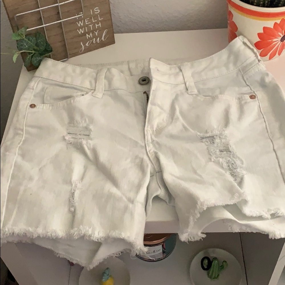 White shorts